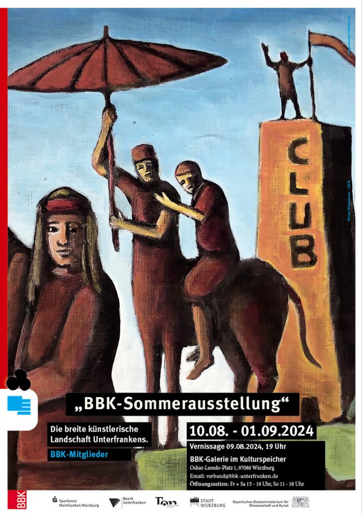 Vernissage BBK Sommerausstellung: FR 09. August 2024 19 Uhr!