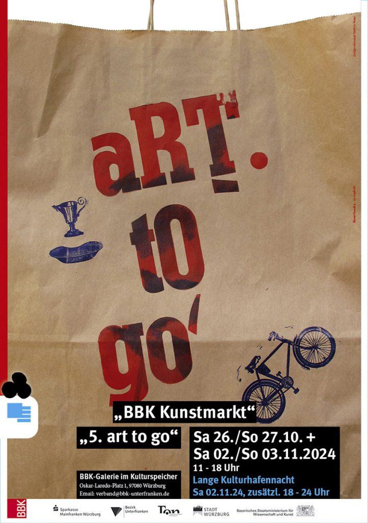 art to go * BBK Kunstmarkt Galerie im Kulturspeicher Würzburg ab 26.10.2024